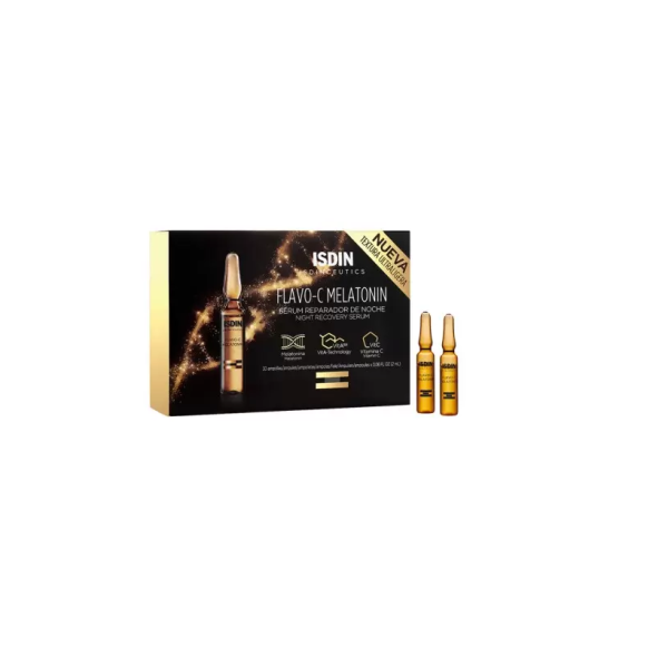 ISDIN ISDINCEUTICS FLAVO C MELATONIN SERUM REPARATEUR NUIT 30 UNIDOSES DE 2ML