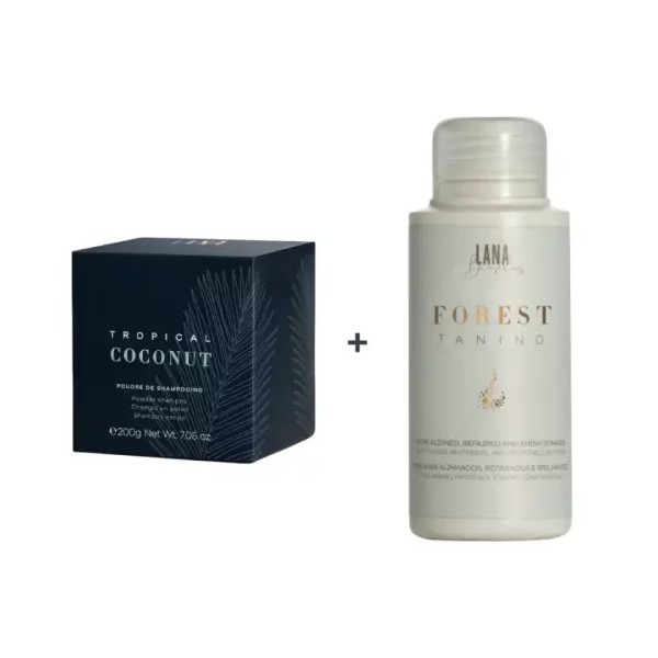 Kit Soin lissant sans formol Forest TANINO Lana Brasiles 100ml