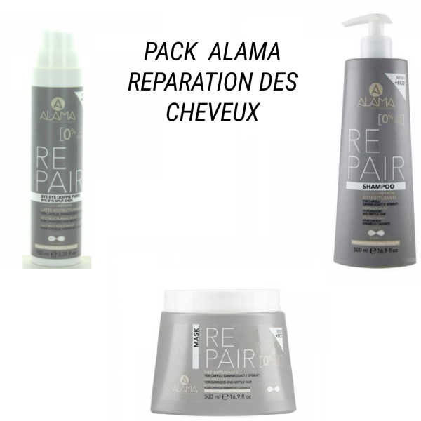 PACK ALAMA REPAIR -REPARATION DES CHEVEUX-