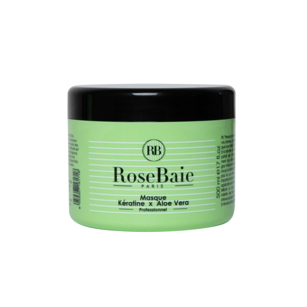 Masque Aloe Vera X Kératine Rosebaie 500ML
