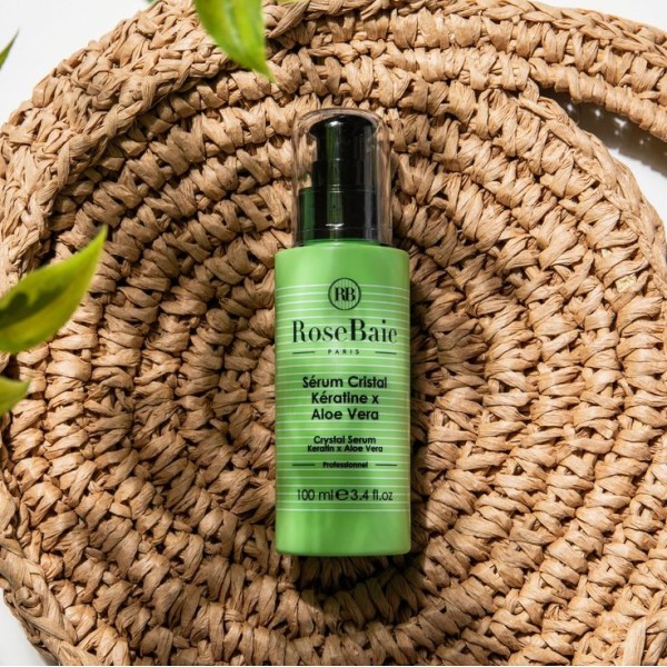 Sérum cristal professionnel Aloe Vera X Kératine Rosebaie 100ML