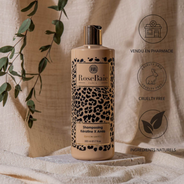 Shampooing Amla X Kératine Rosebaie 500ml
