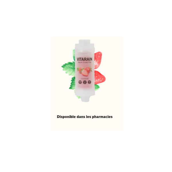 Filtre de douche à la vitamine – à la Fraise