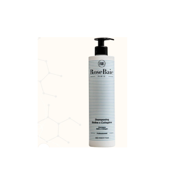 Shampooing Biotine X Collagène 500ml Rosebaie