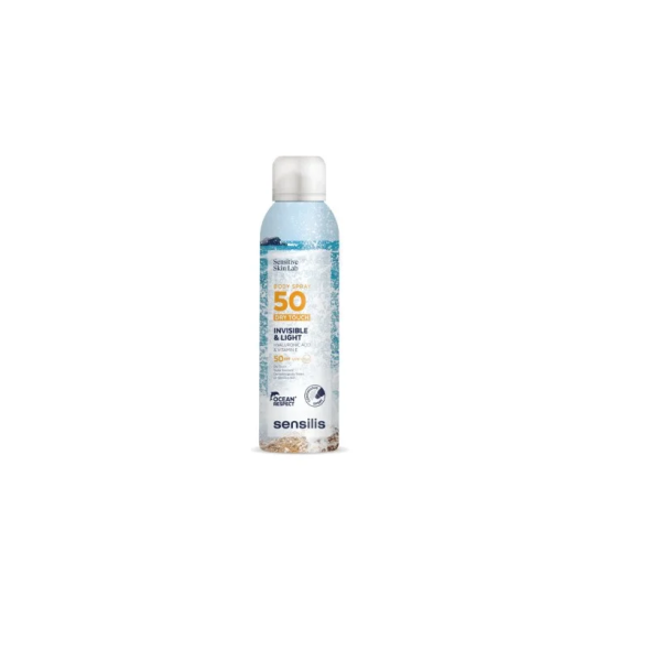 SENSILIS SUN SECRET BODY SPRAY TOUCHER SEC SPF50+ 200ML