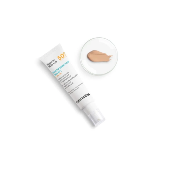 SENSILIS PHOTOCORRECTION [HA 50+] ECRAN FLUID TEINTE SPF 50 50ML
